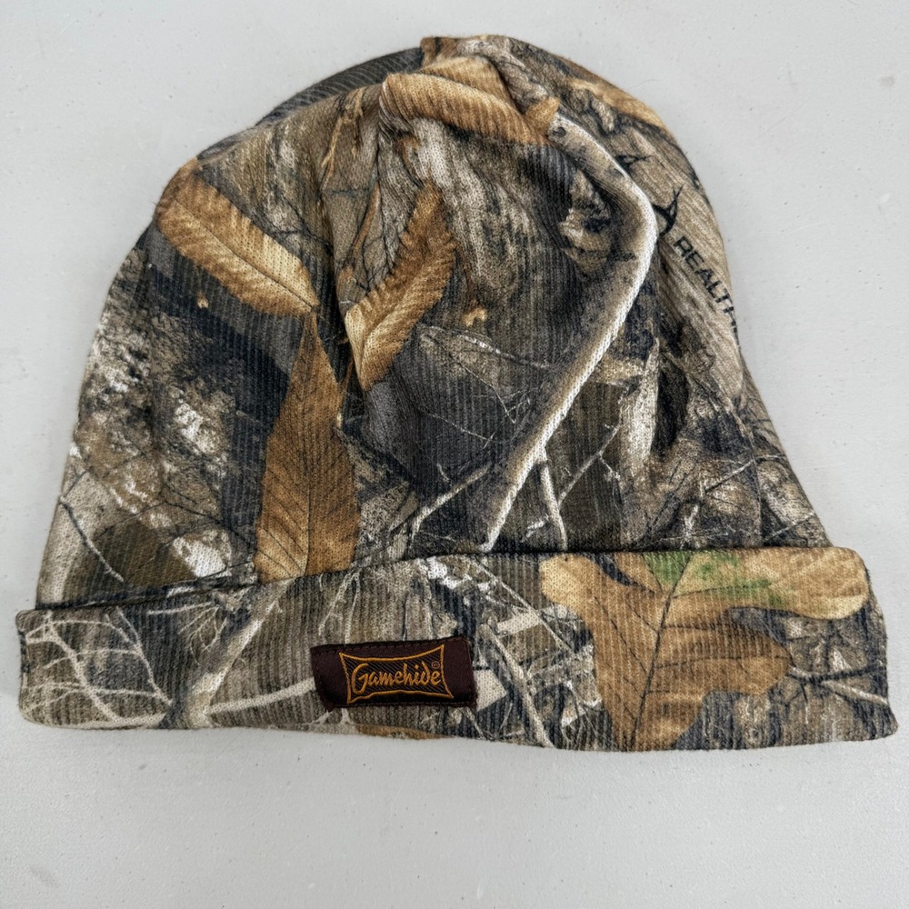 Gamehide Realtree Camo Beanie‎ Hat 3M Thinsulate Fleece Lined Hunting OSFA Adult